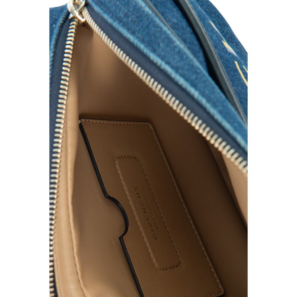GIVENCHY Blue Denim Logo Bond Camera Bag - Picture 3 of 5